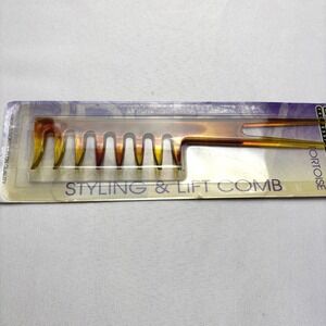 Brittny Professional Tortoise Styling & Lift Comb BR50006 Wide Tooth Hair Pick